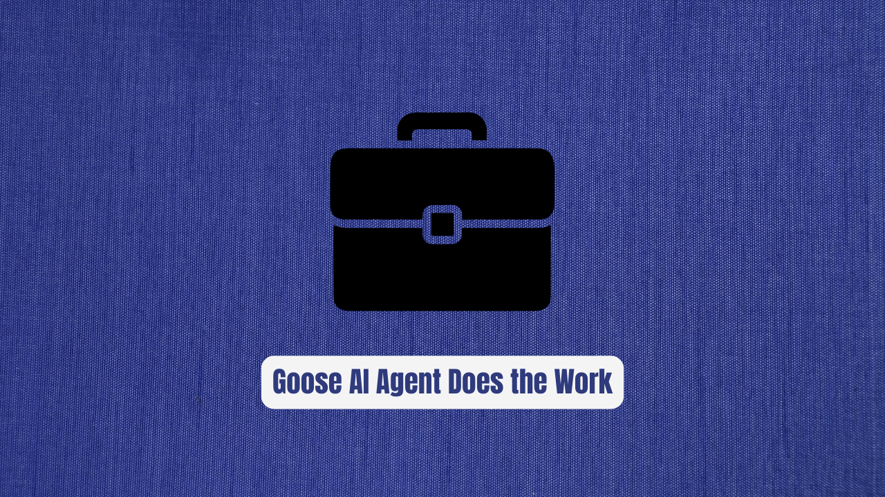 Stop Coding Alone! Goose AI Agent Does the Work