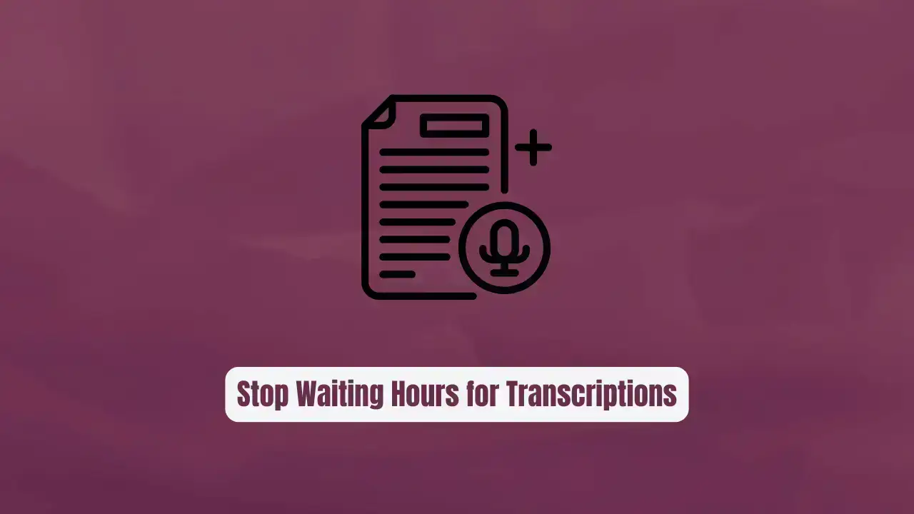 Stop Waiting Hours for Transcriptions! Use faster-whisper Instead