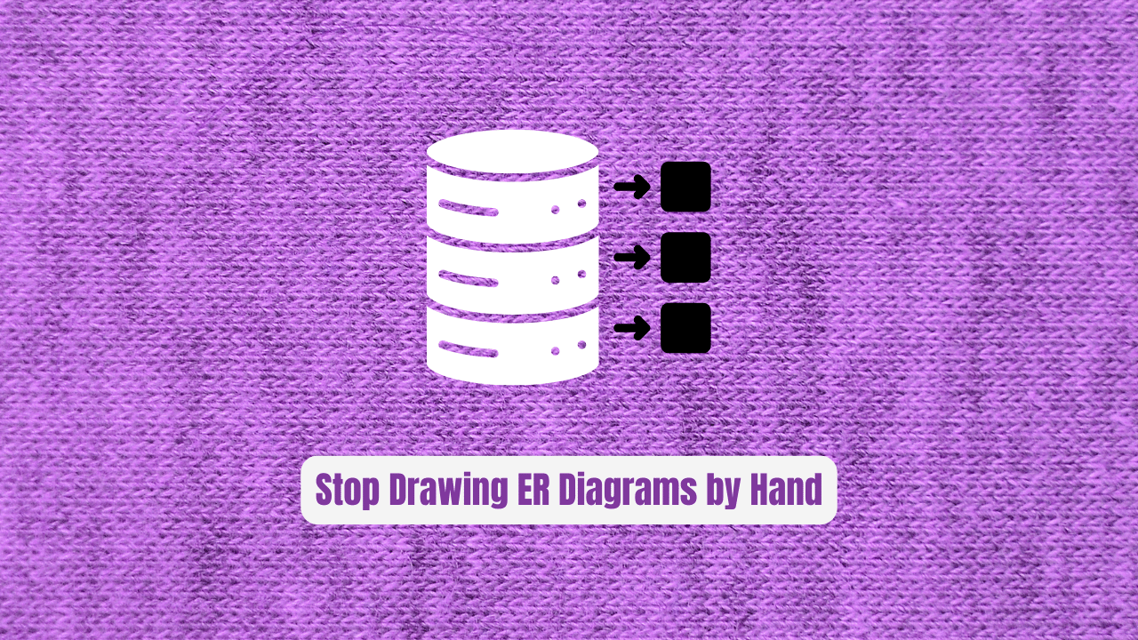 Stop Drawing ER Diagrams by Hand! DBER Makes Database Design Effortless