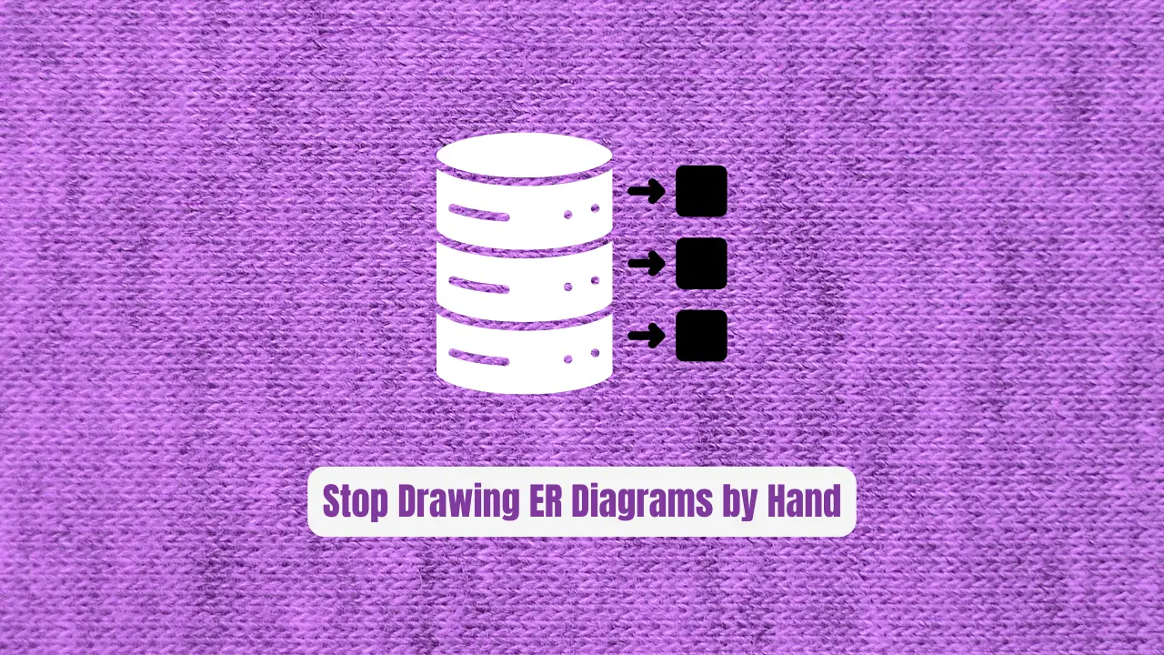 Stop Drawing ER Diagrams by Hand! DBER Makes Database Design Effortless