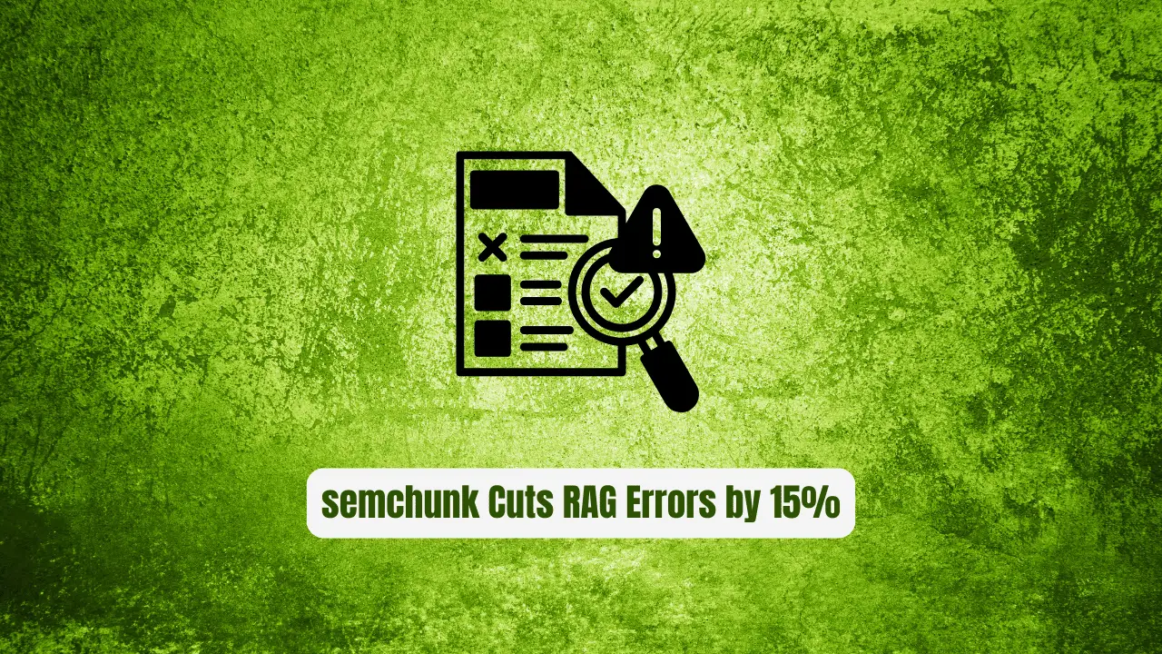Stop Wasting Tokens! semchunk Cuts RAG Errors by 15%