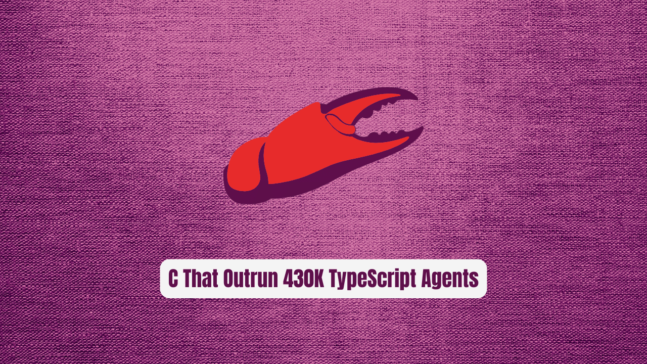 SubZeroClaw: 380 Lines of C That Outrun 430K TypeScript Agents