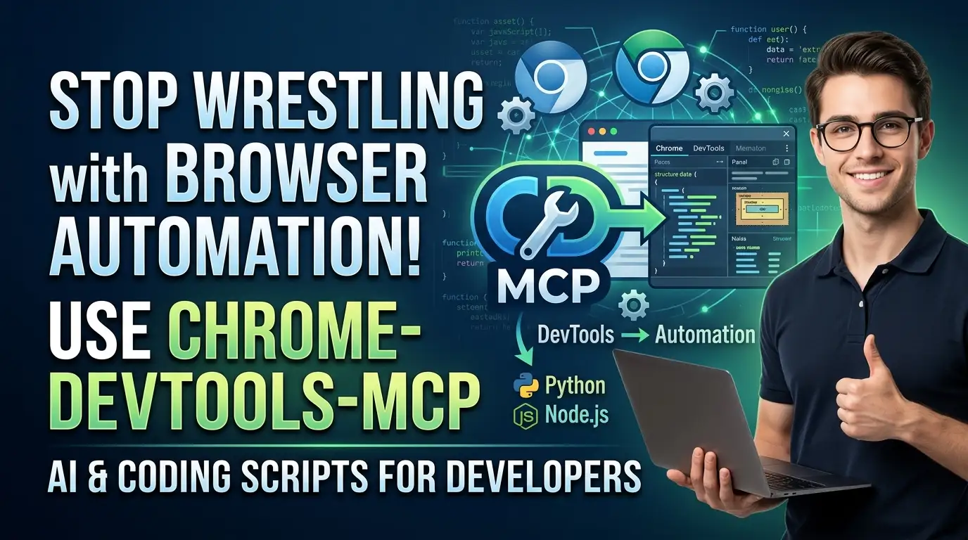 Stop Wrestling with Browser Automation! Use chrome-devtools-mcp