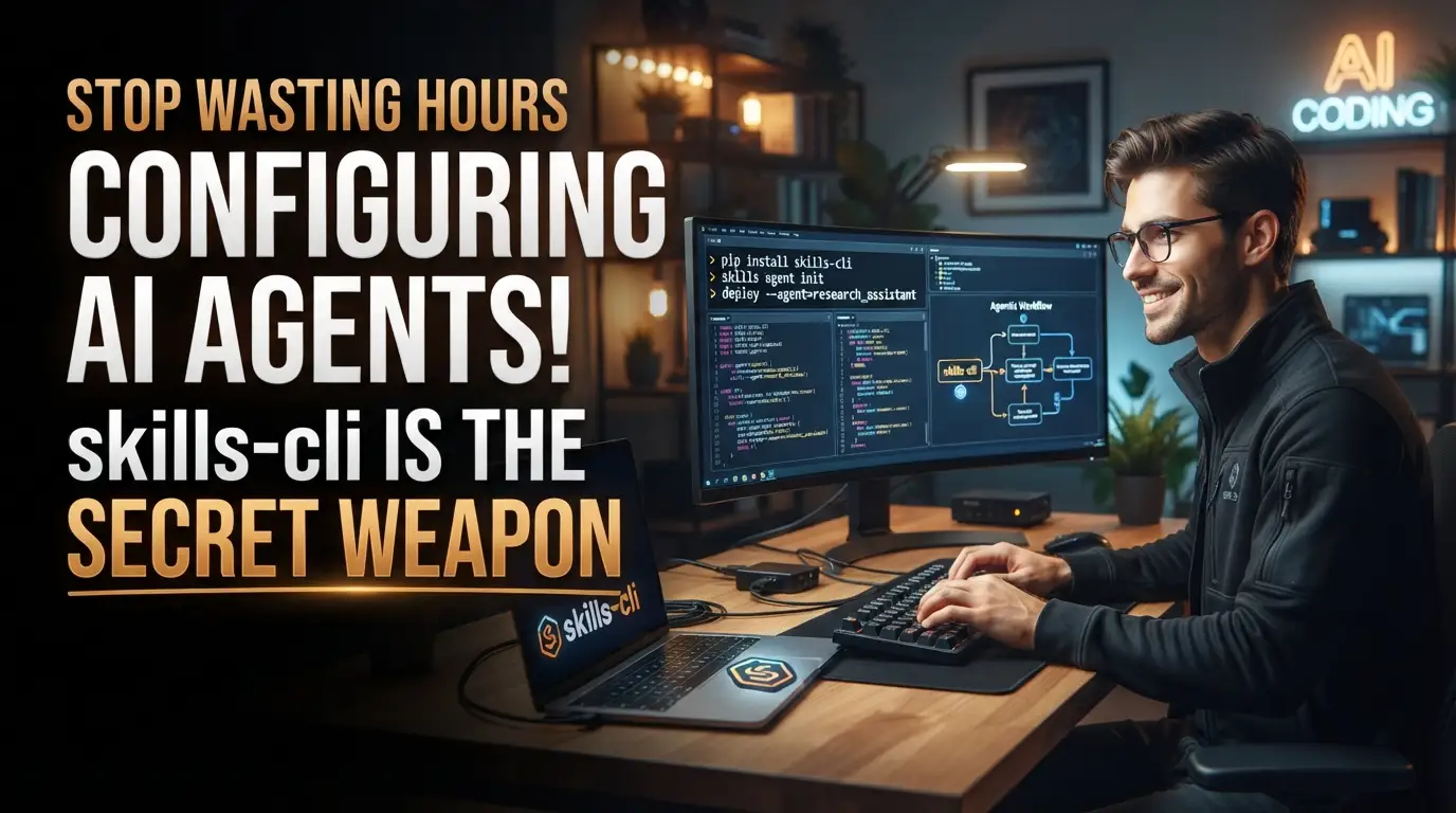 Stop Wasting Hours Configuring AI Agents! skills-cli Is the Secret Weapon