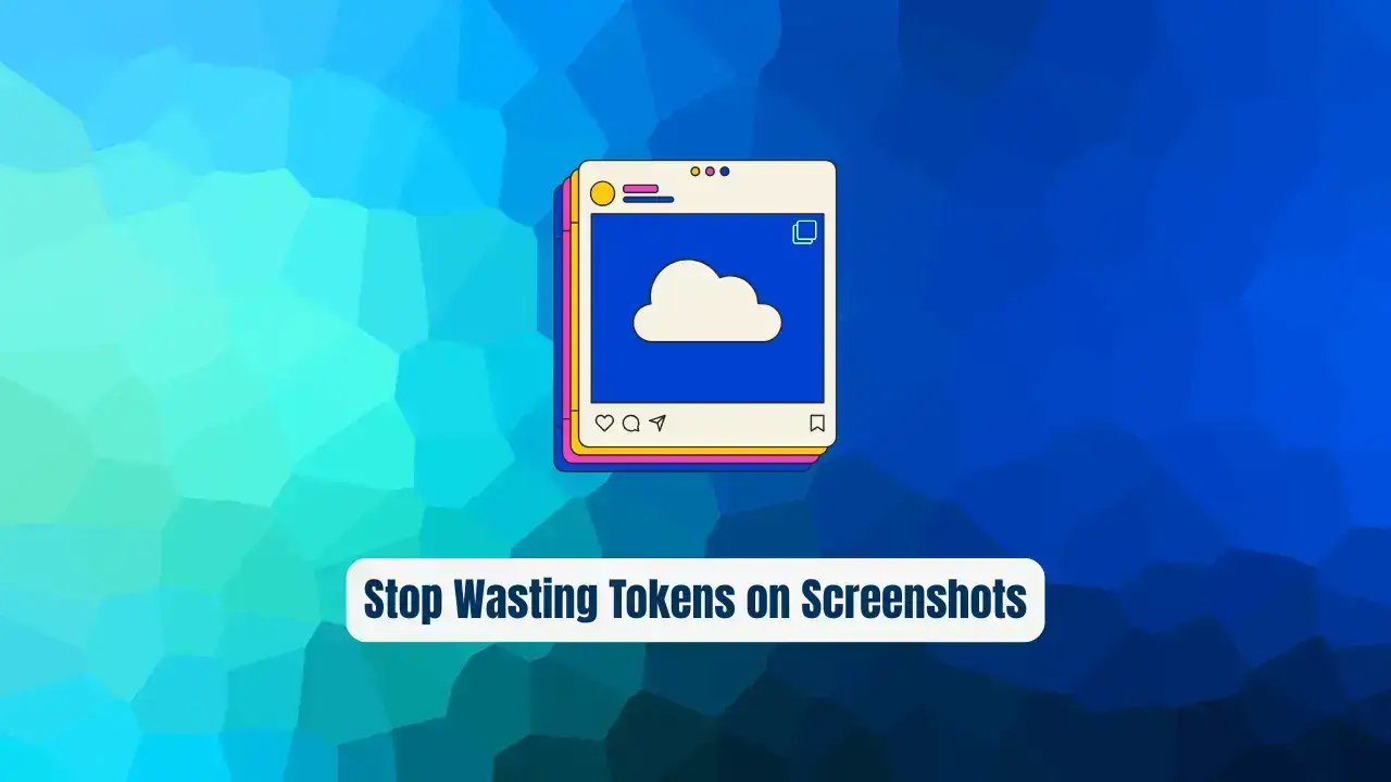 Stop Wasting Tokens on Screenshots: Use Playwright MCP Instead