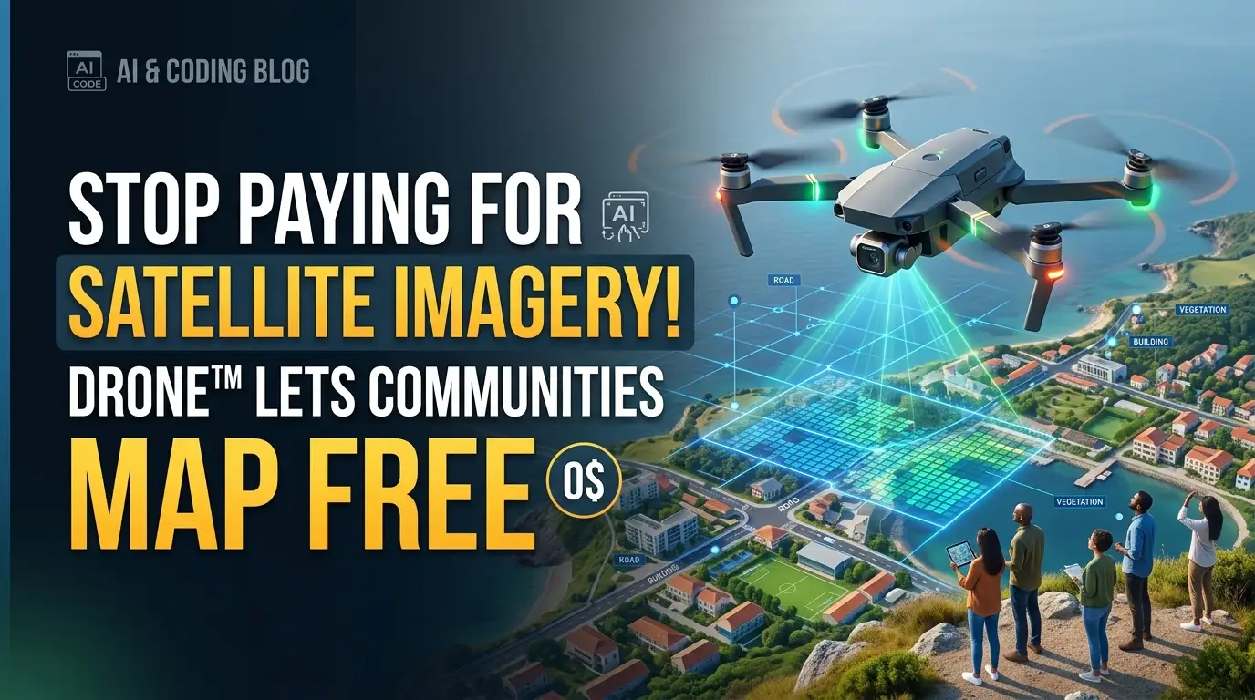 Stop Paying for Satellite Imagery! DroneTM Lets Communities Map Free