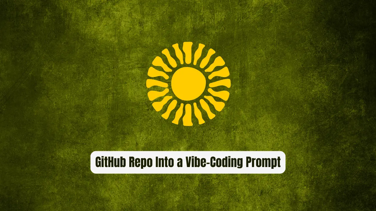 filiksyos/gitreverse: Turn Any GitHub Repo Into a Vibe-Coding Prompt