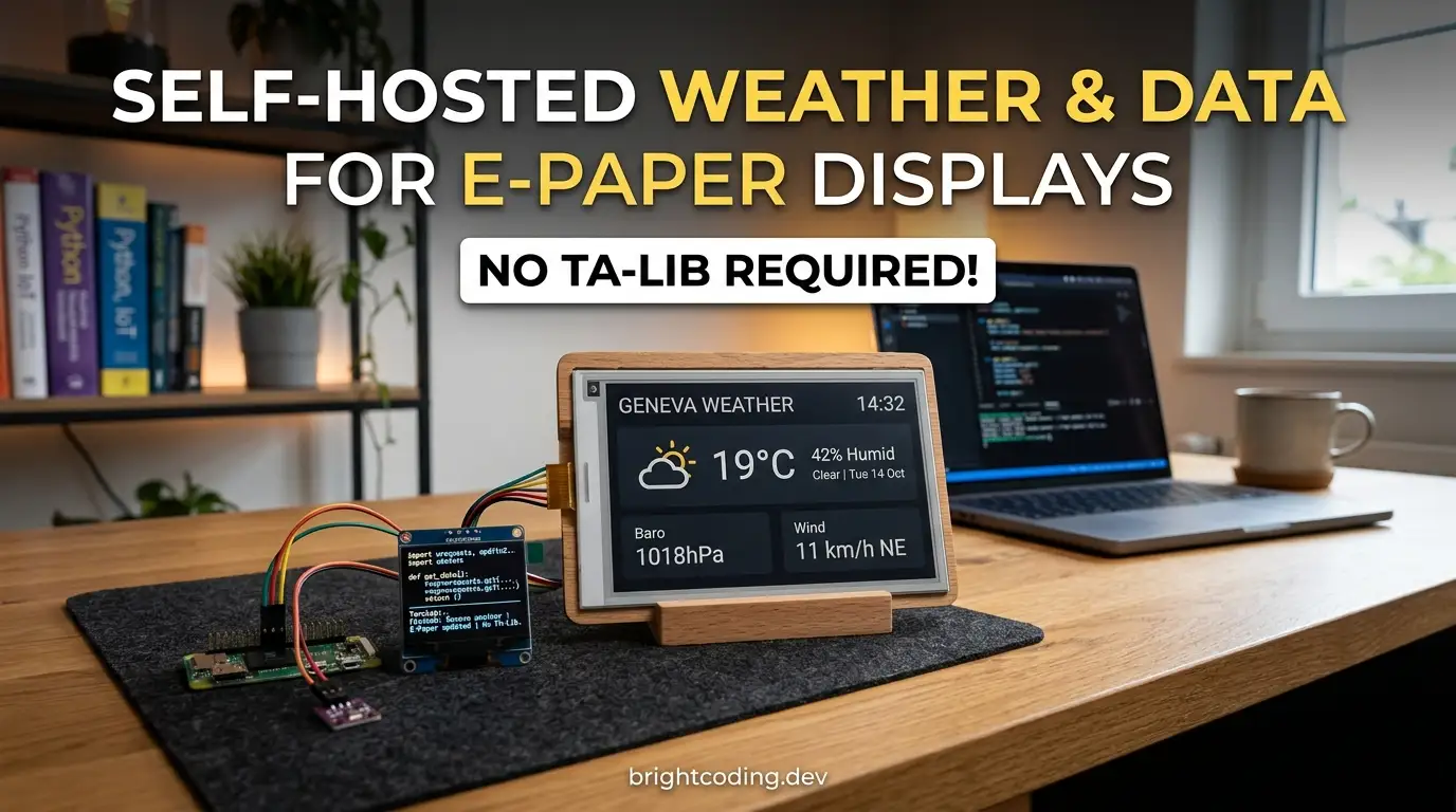 kyleturman/home-dashboard: Self-Hosted Weather & Data for E-Paper