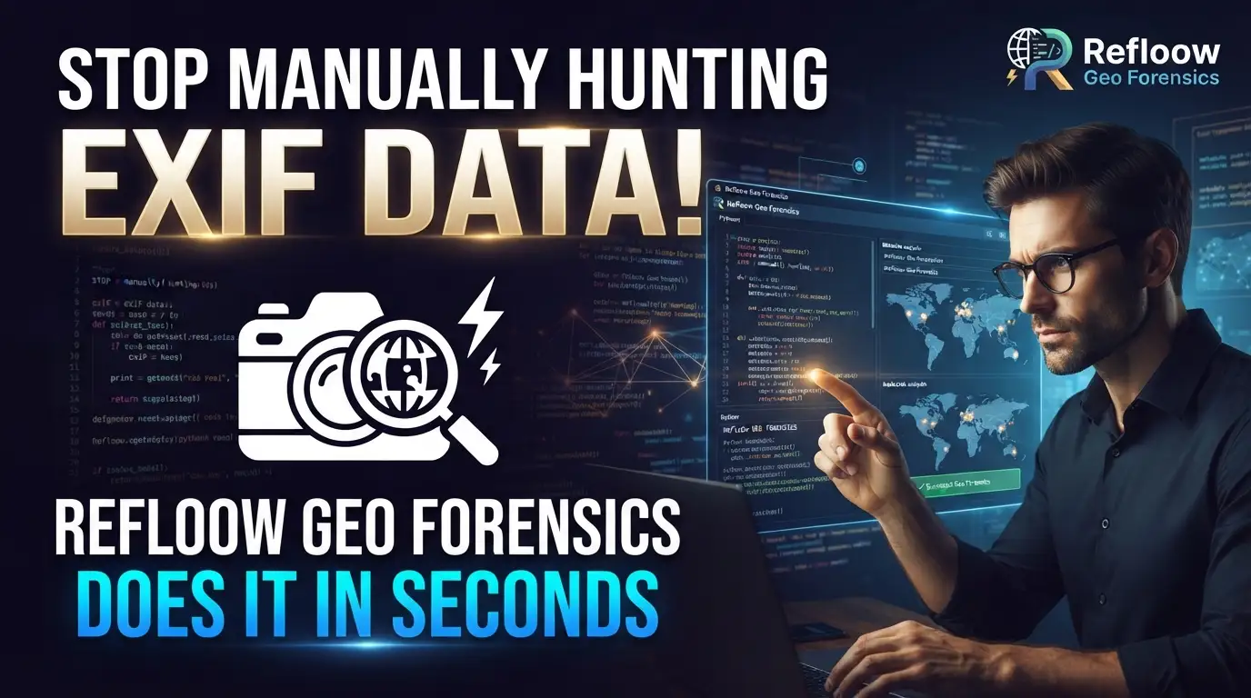 Stop Manually Hunting EXIF Data! Refloow Geo Forensics Does It in Seconds
