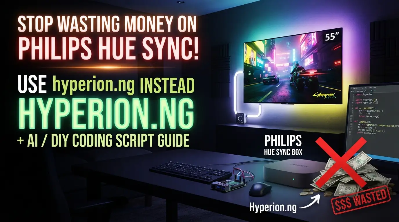 Stop Wasting Money on Philips Hue Sync! Use hyperion.ng Instead