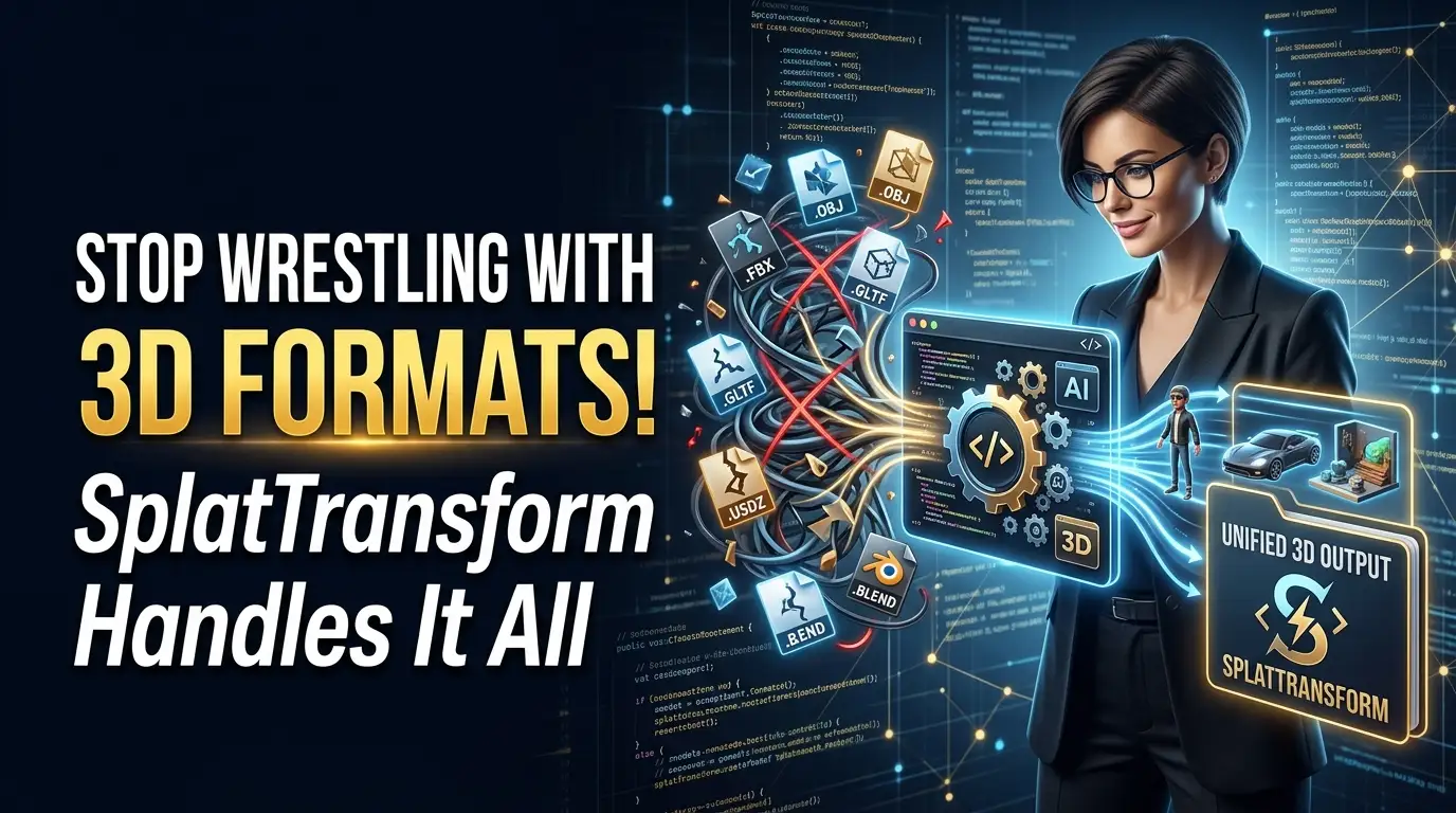 Stop Wrestling with 3D Formats! SplatTransform Handles It All