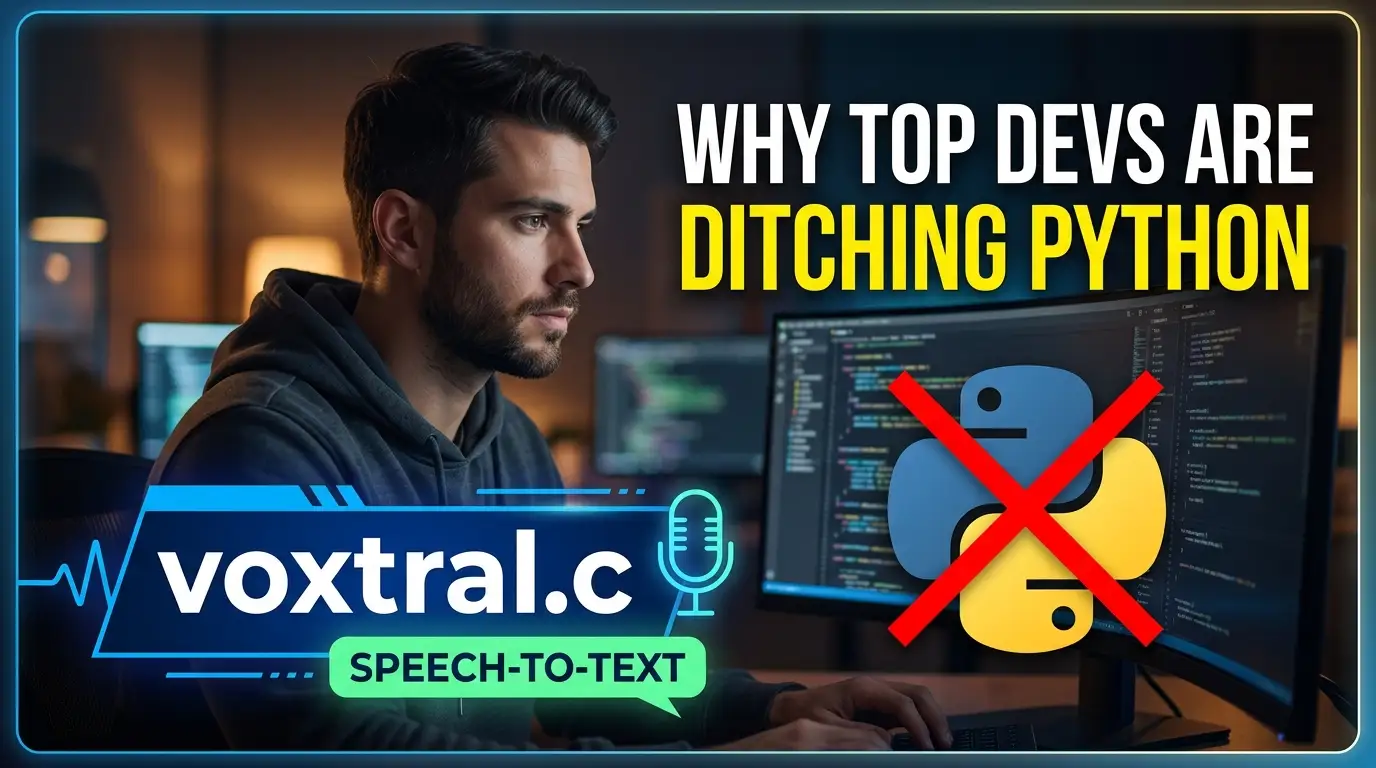 Why Top Devs Are Ditching Python for voxtral.c Speech-to-Text