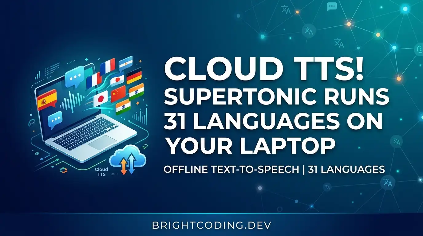 Stop Paying for Cloud TTS! Supertonic Runs 31 Languages on Your Laptop