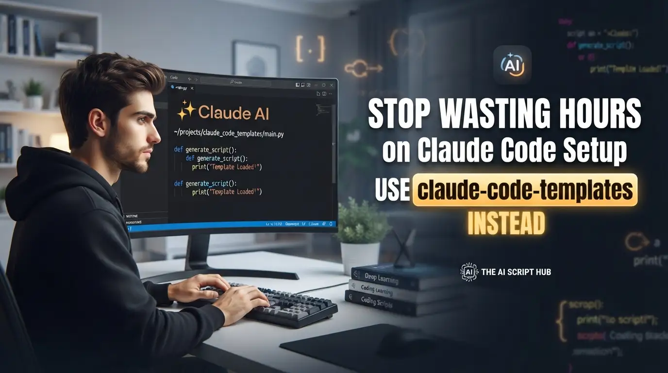 Stop Wasting Hours on Claude Code Setup—Use claude-code-templates Instead