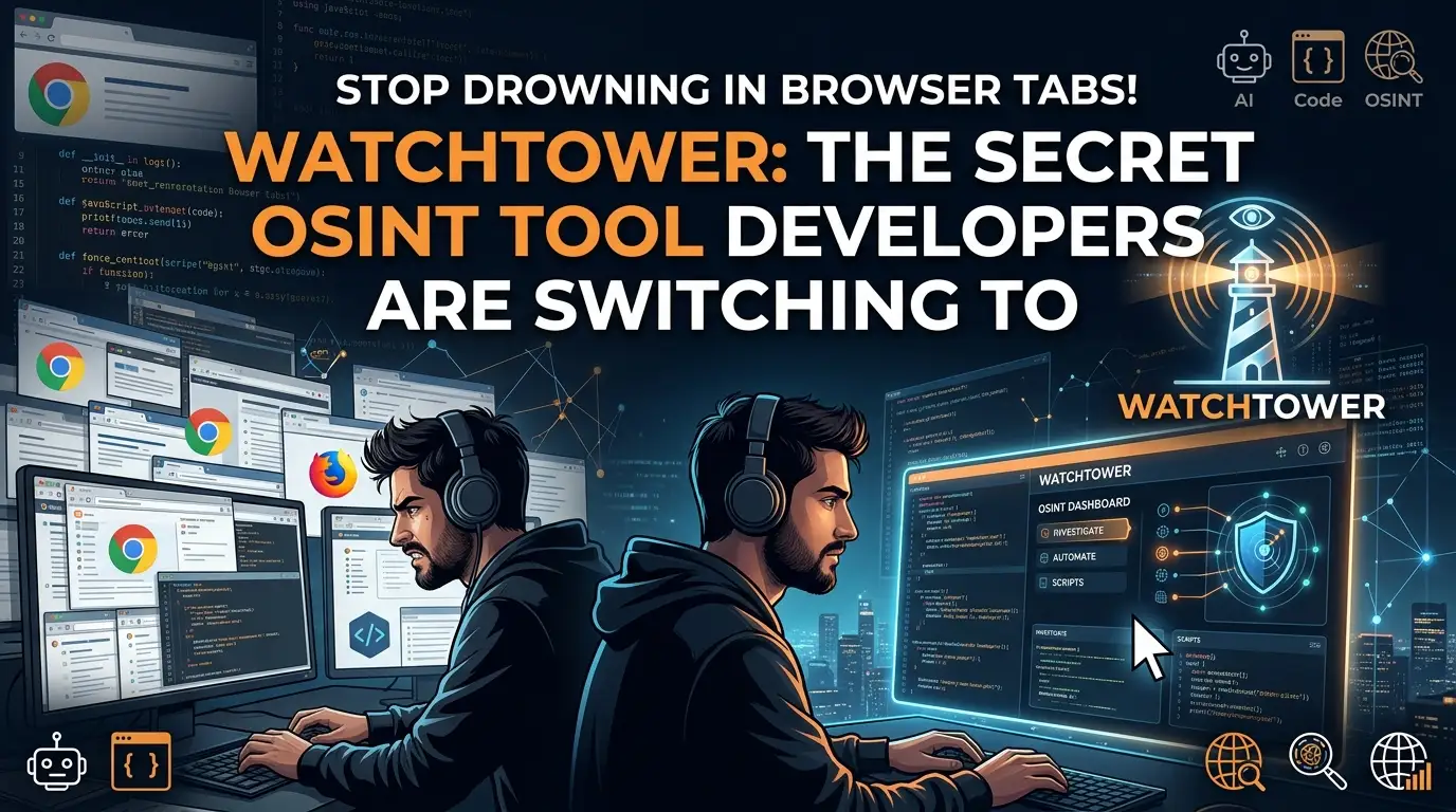 Stop Drowning in Browser Tabs! Watchtower Is the Secret OSINT Tool Developers Are Switching To