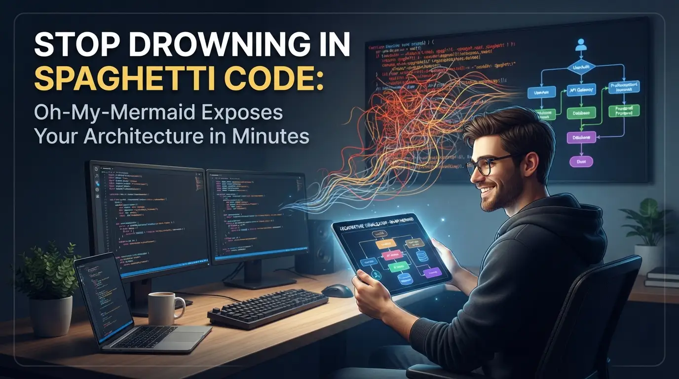 Stop Drowning in Spaghetti Code: Oh-My-Mermaid Exposes Your Architecture in Minutes