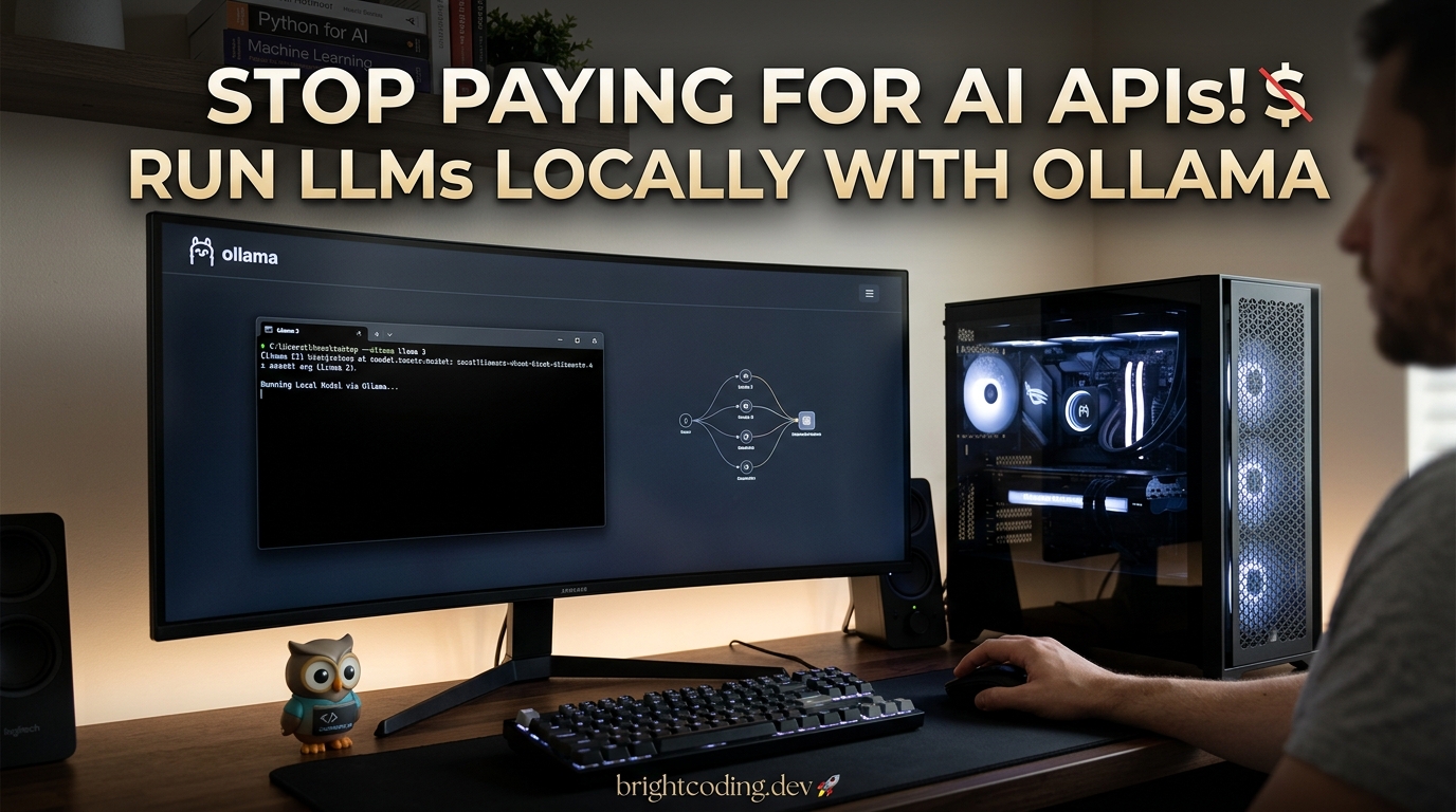 Stop Paying for AI APIs! Run LLMs Locally with Ollama