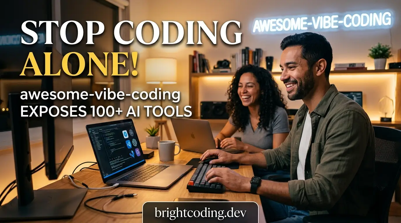 Stop Coding Alone! awesome-vibe-coding Exposes 100+ AI Tools