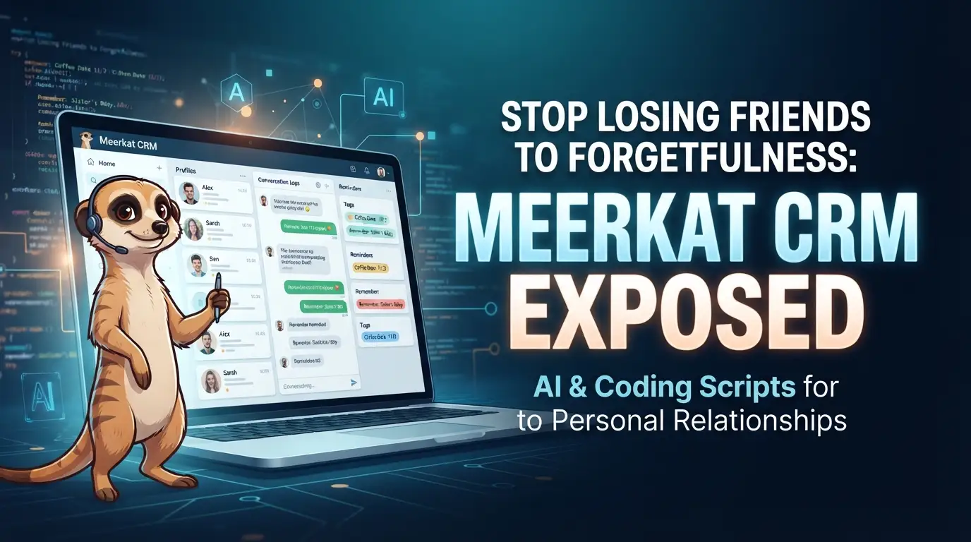 Stop Losing Friends to Forgetfulness: Meerkat CRM Exposed