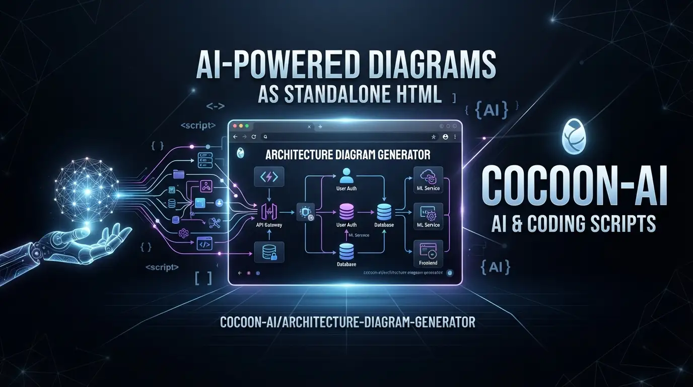 Cocoon-AI/architecture-diagram-generator: AI-Powered Diagrams as Standalone HTML