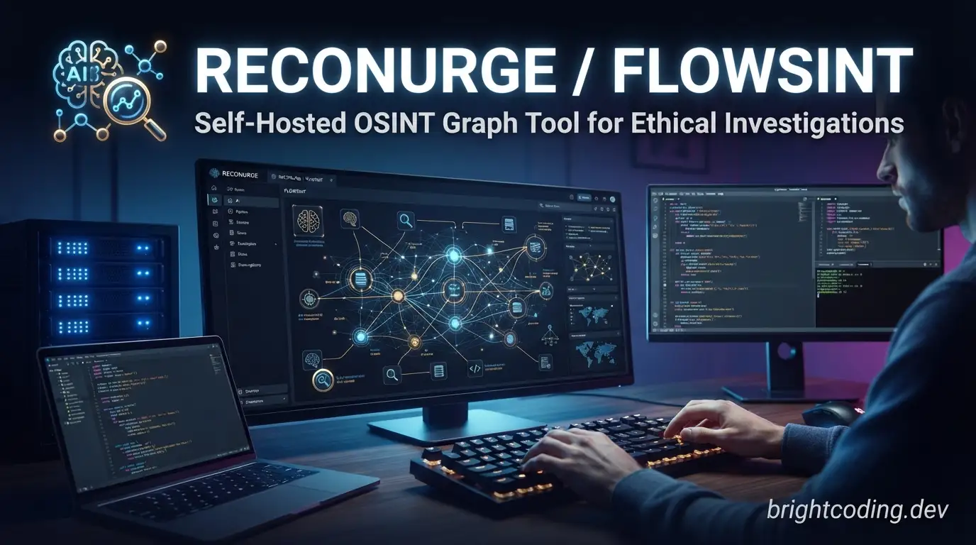 reconurge/flowsint: Self-Hosted OSINT Graph Tool for Ethical Investigations