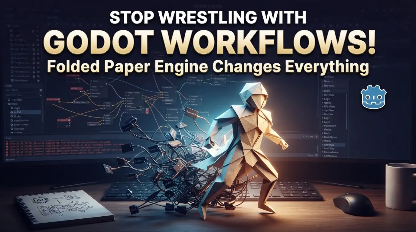 Stop Wrestling with Godot Workflows! Folded Paper Engine Changes Everything
