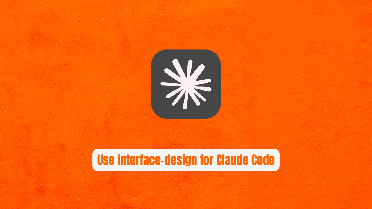 Stop Building Inconsistent UIs! Use interface-design for Claude Code