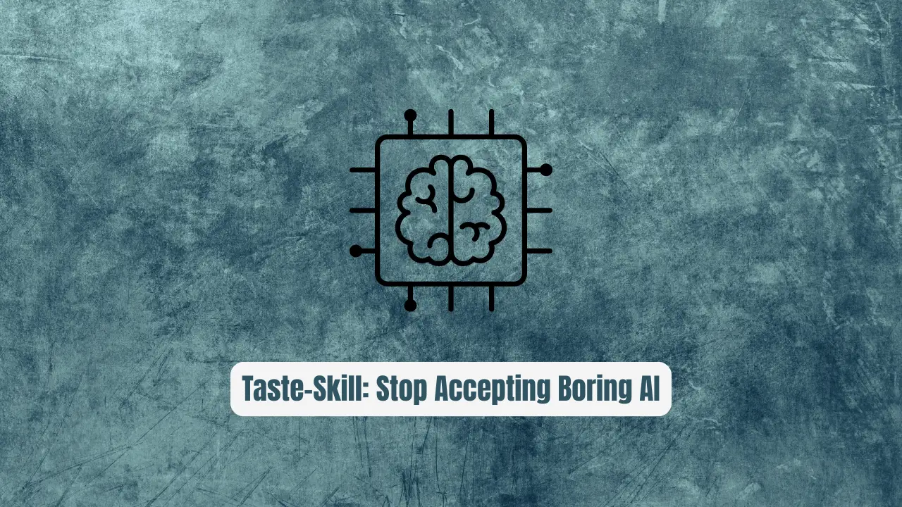 Taste-Skill: Stop Accepting Boring AI Frontend Output
