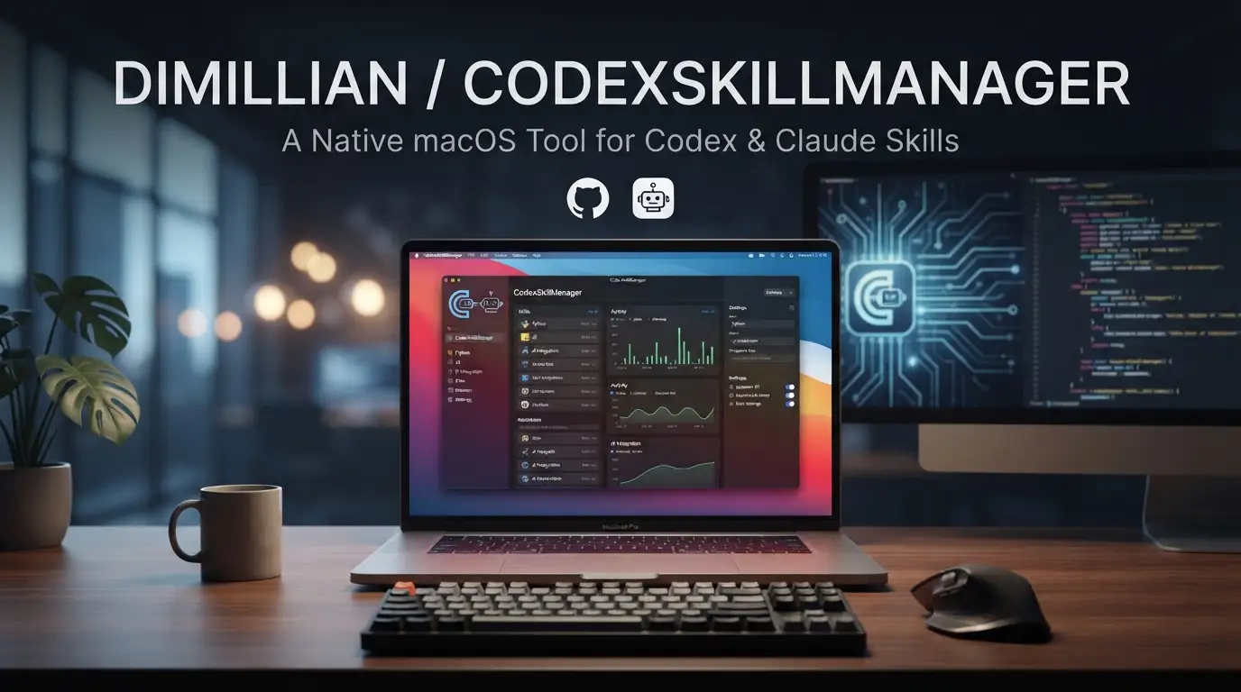 Dimillian/CodexSkillManager: A Native macOS Tool for Codex & Claude Skills