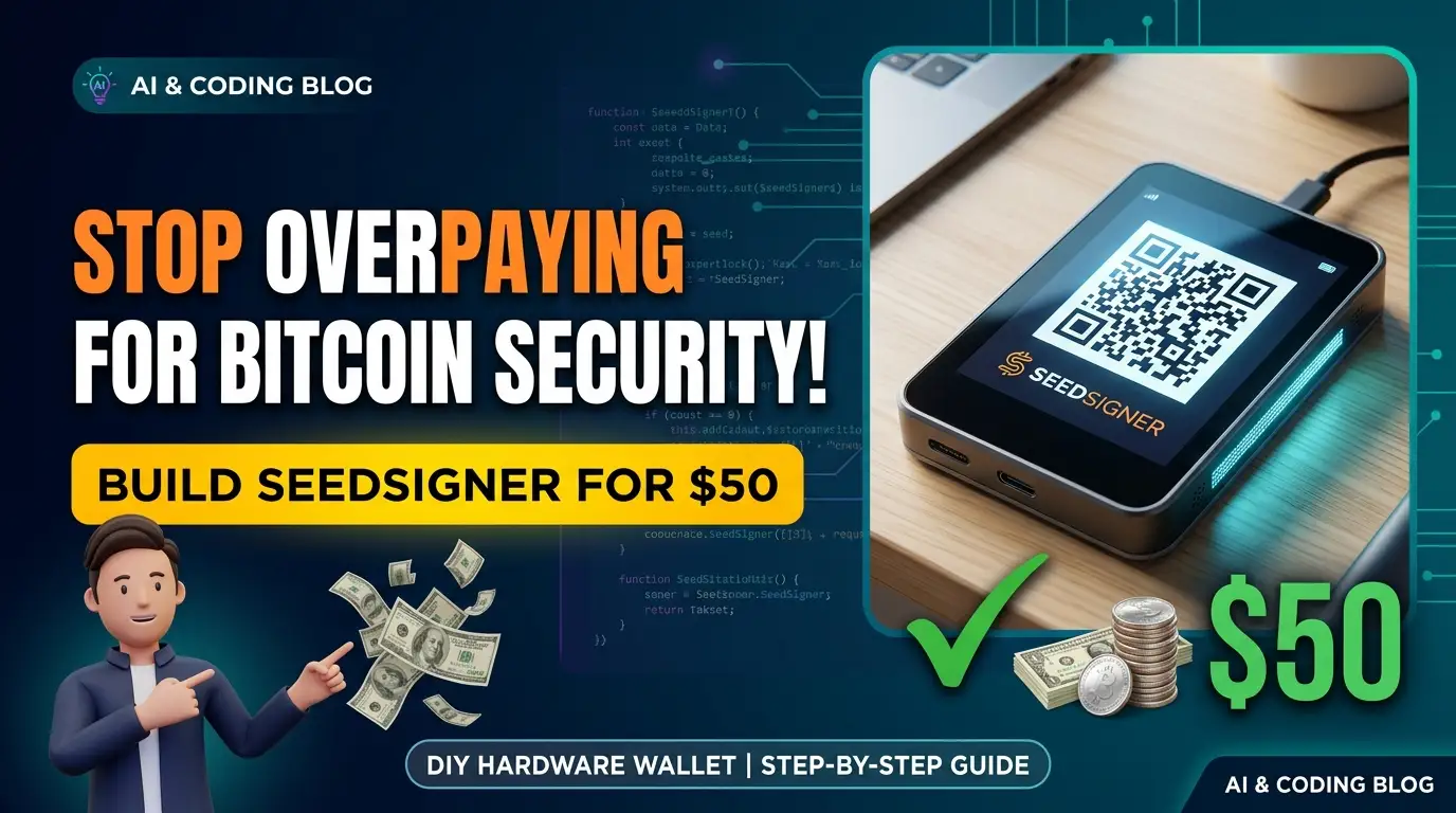 Stop Overpaying for Bitcoin Security! Build SeedSigner for $50