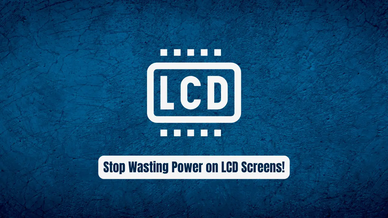 Stop Wasting Power on LCD Screens! This E-Ink Dashboard Changes Everything