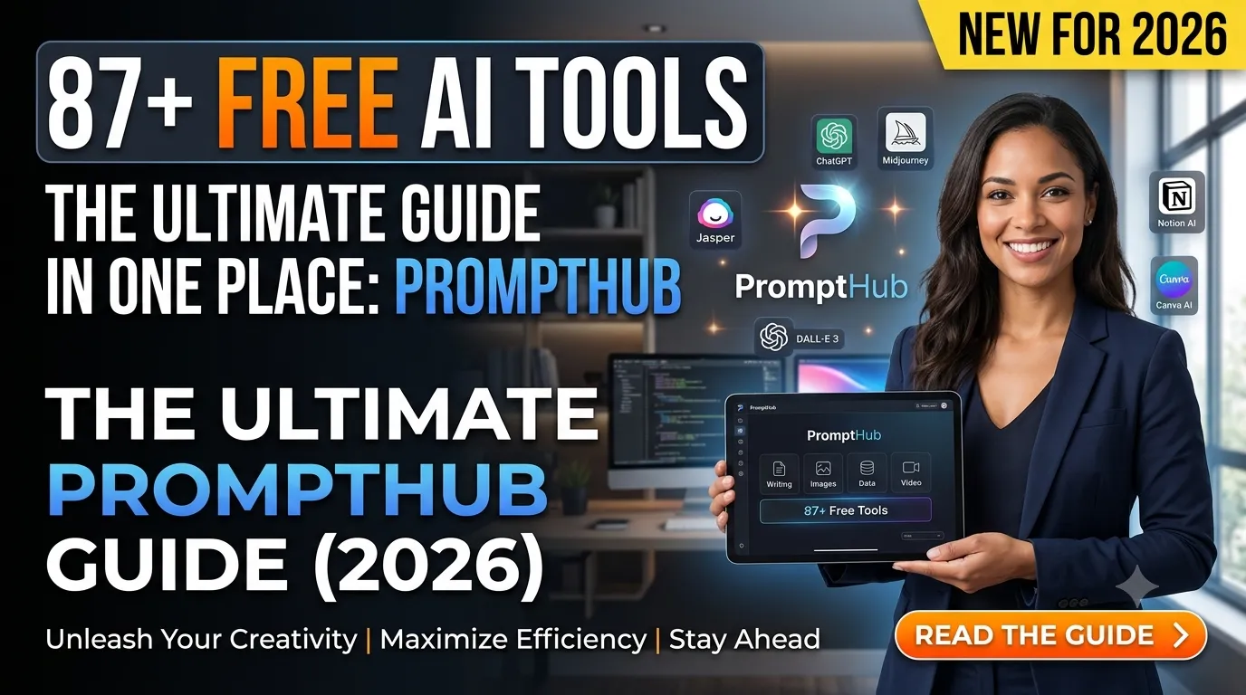 87+ Free AI Tools in One Place: The Ultimate PromptHub Guide (2026)