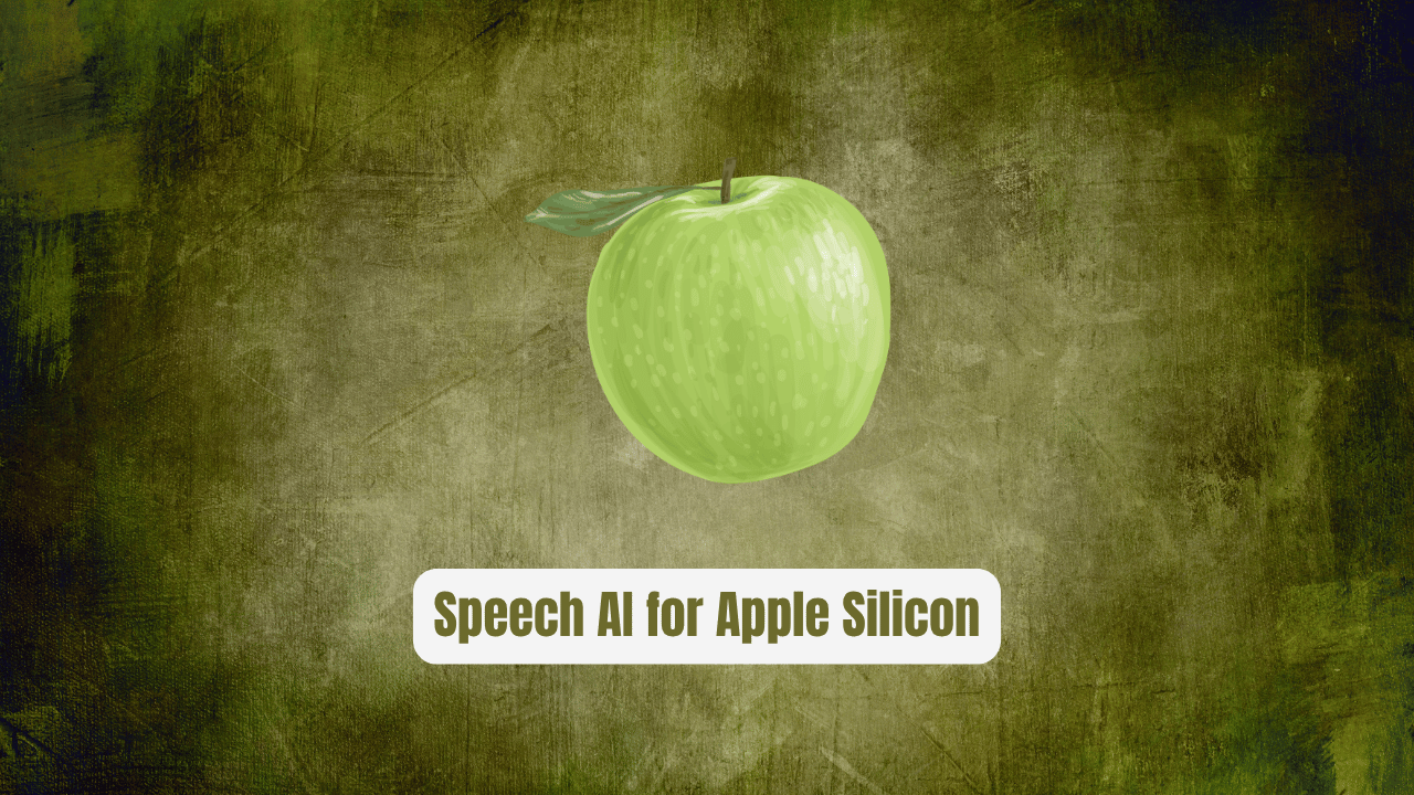 mlx-audio: The Speech AI for Apple Silicon
