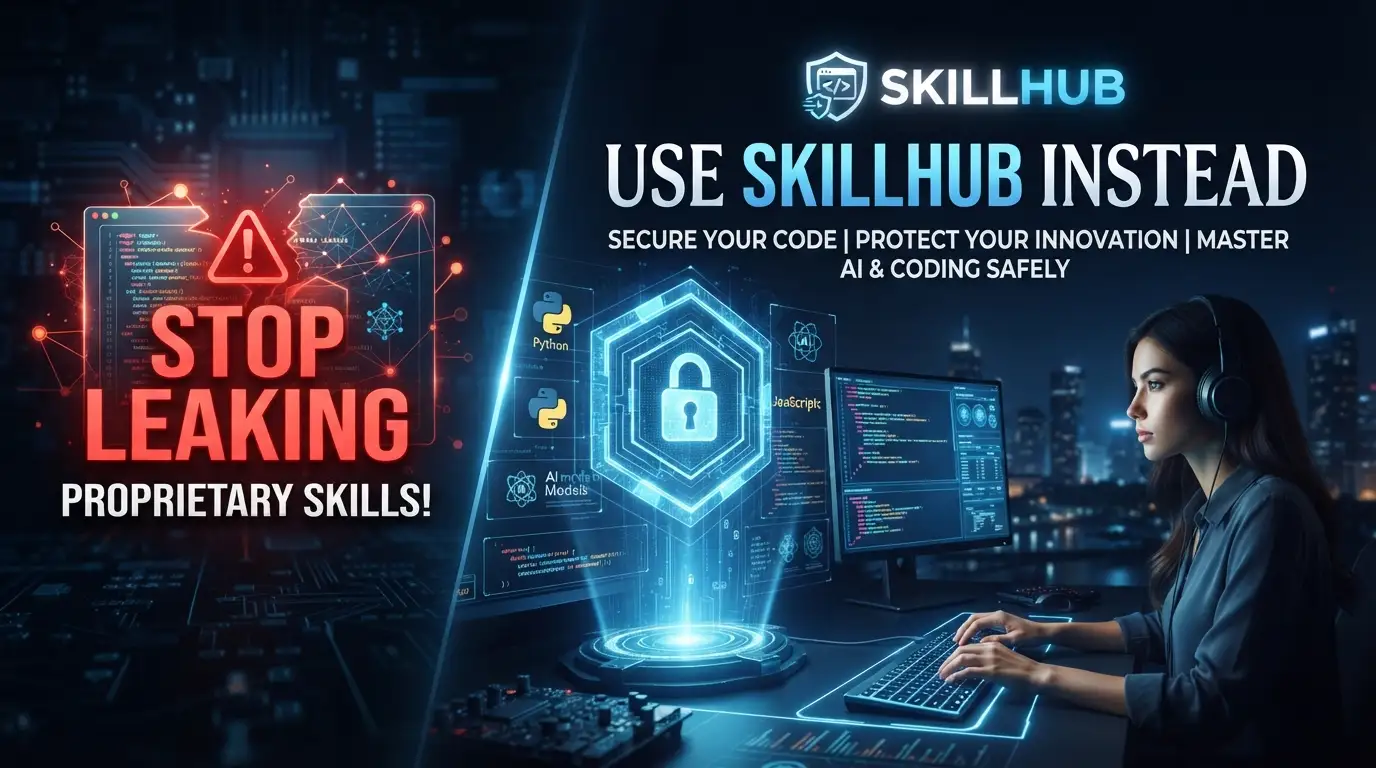 Stop Leaking Proprietary Skills! Use SkillHub Instead