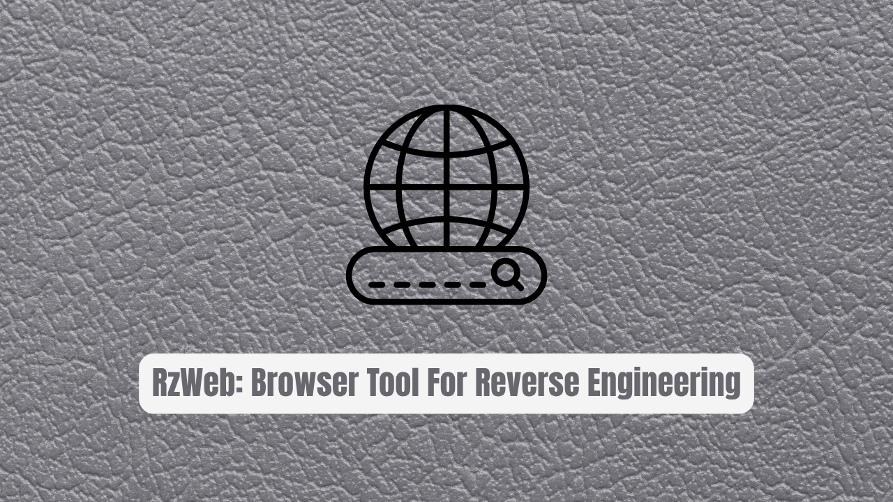 RzWeb: The Browser Tool For Reverse Engineering