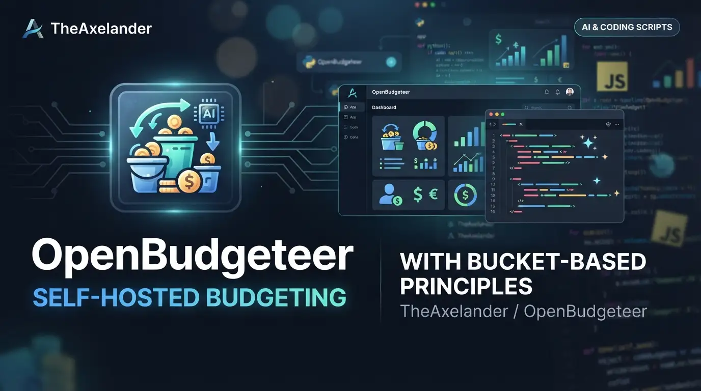 TheAxelander/OpenBudgeteer: Self-Hosted Budgeting with Bucket-Based Principles