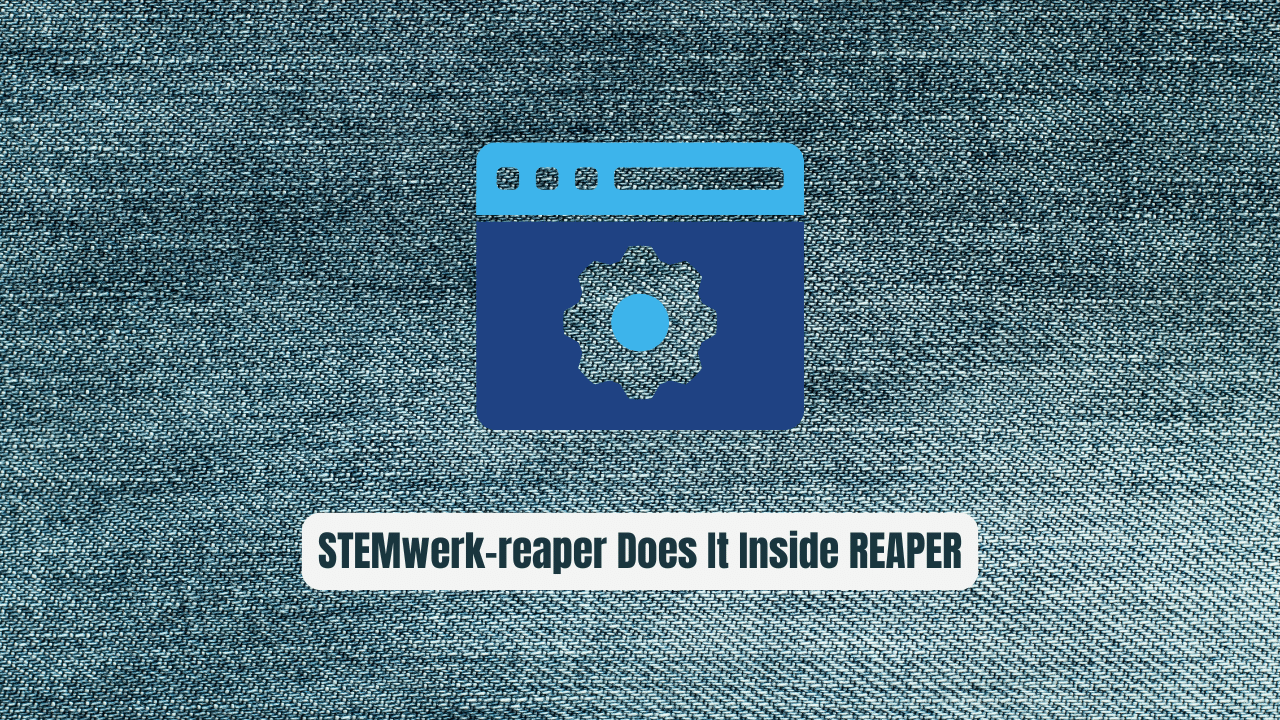 Stop Exporting to Spleeter! STEMwerk-reaper Does It Inside REAPER