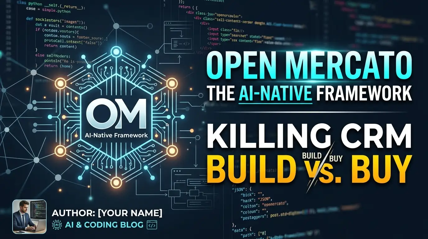 Open Mercato: The AI-Native Framework Killing CRM Build vs. Buy