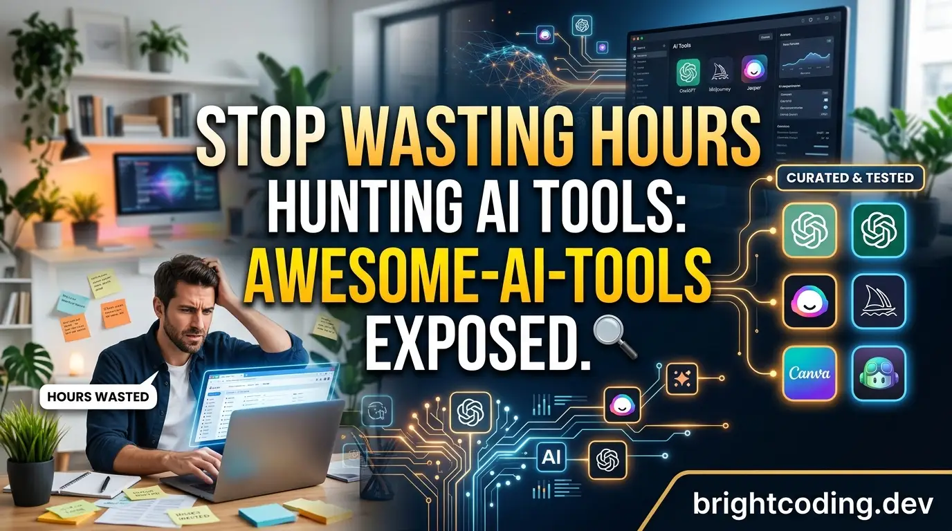 Stop Wasting Hours Hunting AI Tools: awesome-ai-tools Exposed