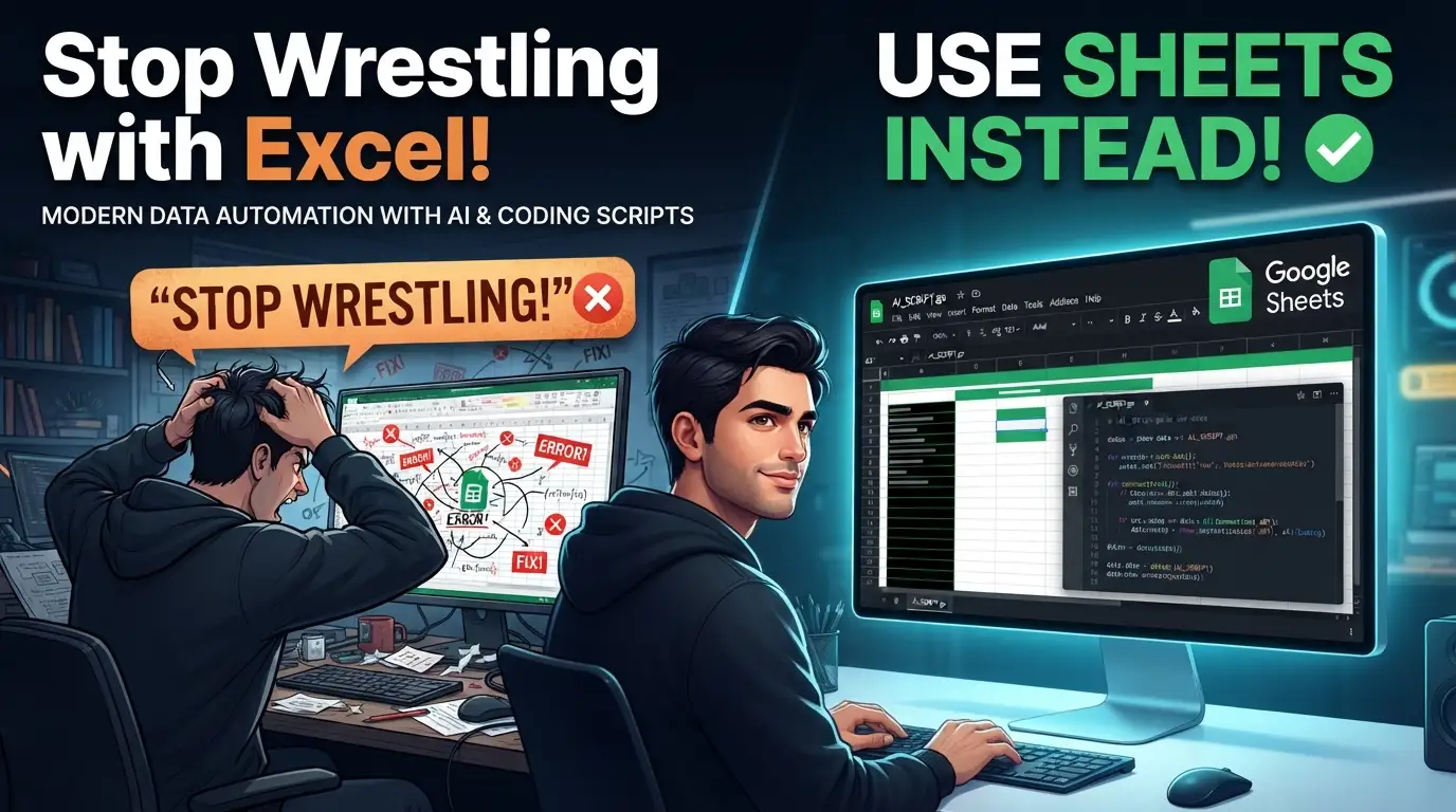 Stop Wrestling with Excel! Use sheets Instead