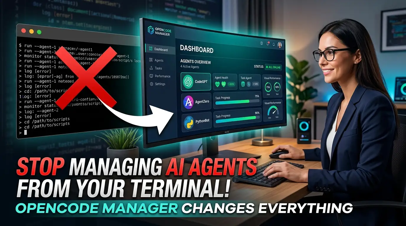 Stop Managing AI Agents From Your Terminal! OpenCode Manager Changes Everything
