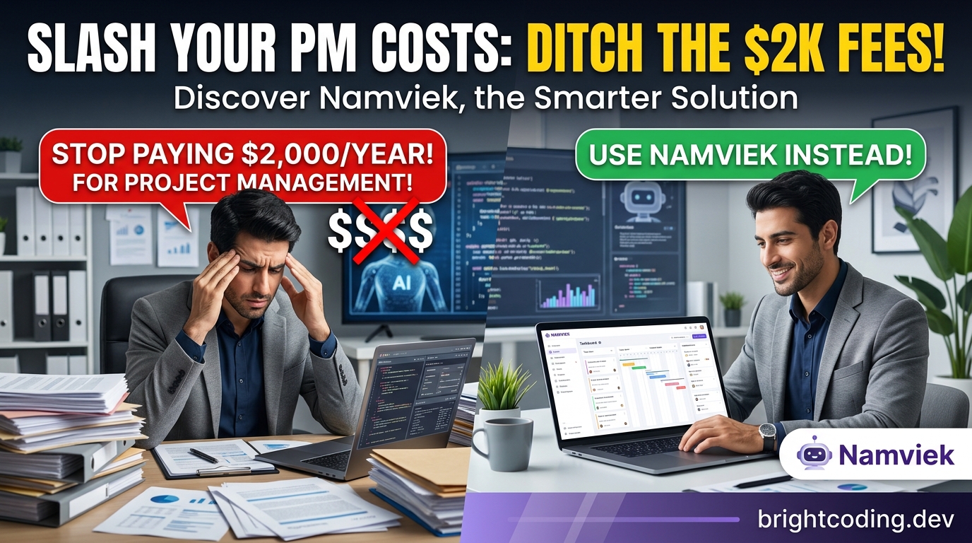 Stop Paying $2,000/Year for Project Management! Use Namviek Instead
