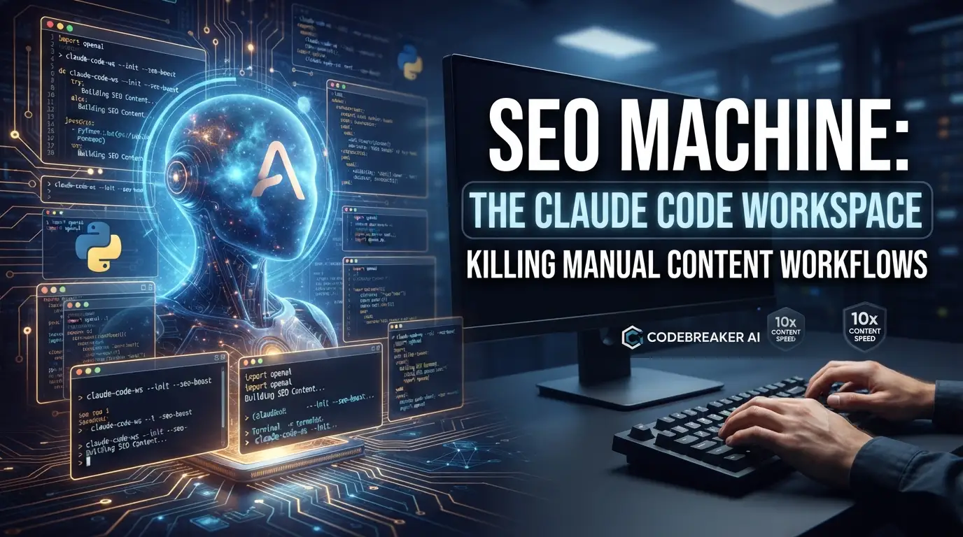 SEO Machine: The Claude Code Workspace Killing Manual Content Workflows