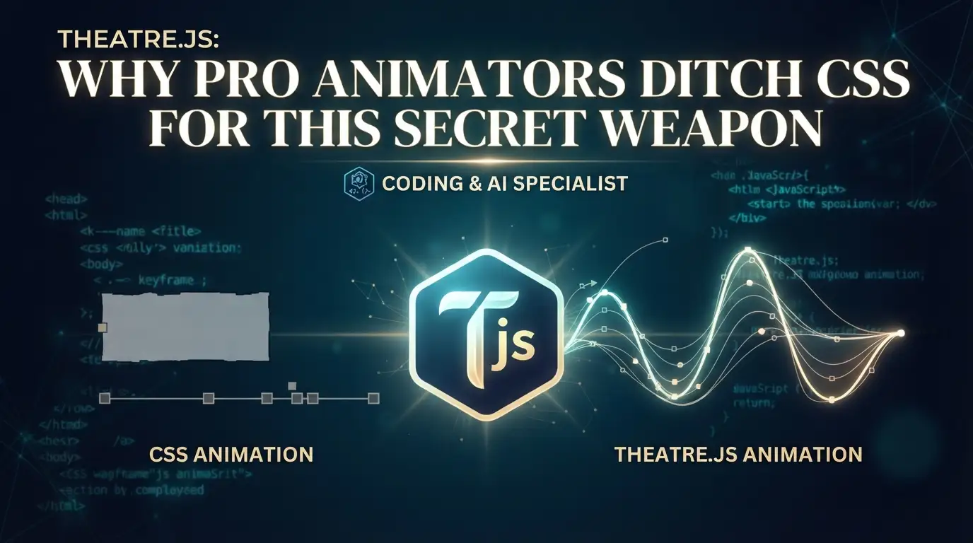 Theatre.js: Why Pro Animators Ditch CSS for This Secret Weapon