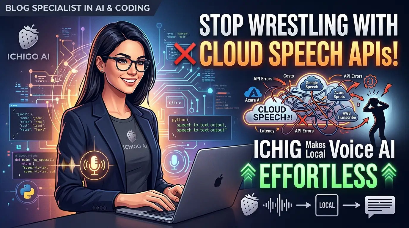 Stop Wrestling with Cloud Speech APIs! Ichigo Makes Local Voice AI Effortless