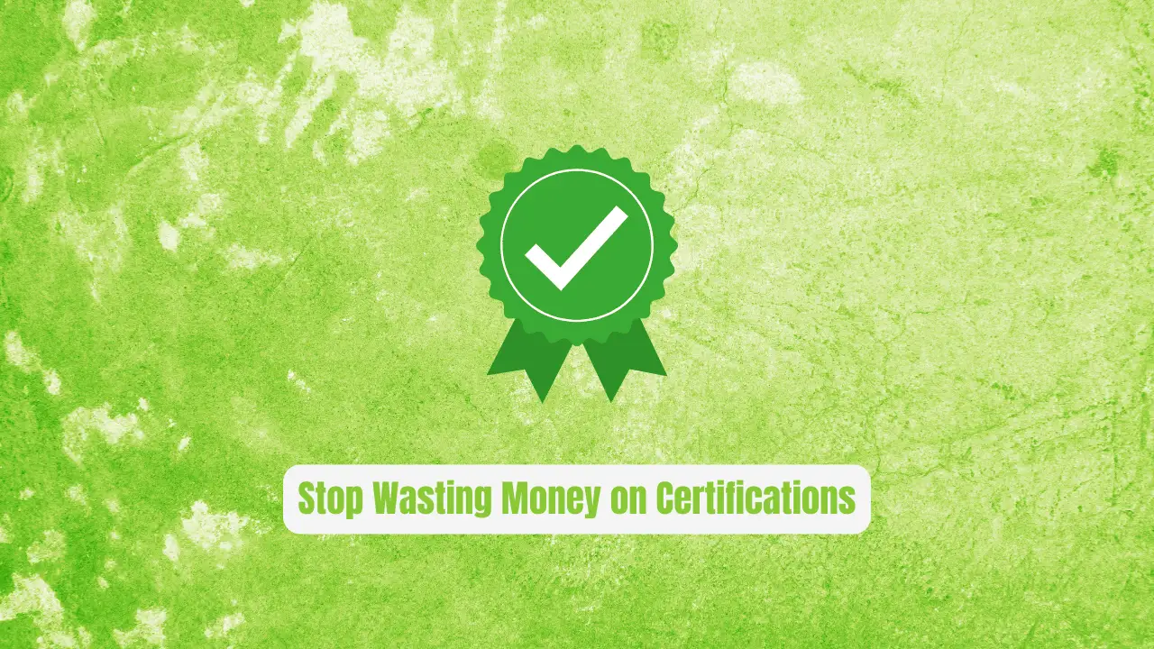 Stop Wasting Money on Certifications! Use awesome-certificates Instead
