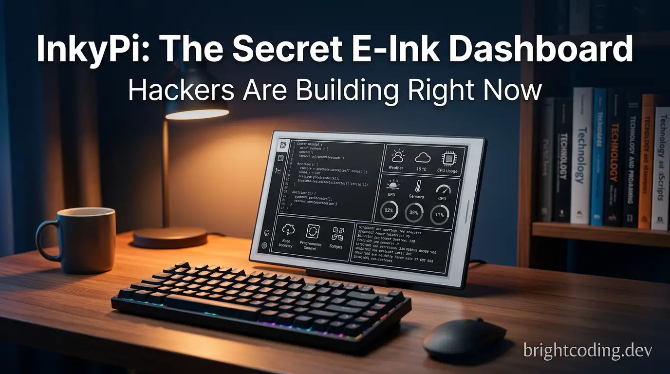 InkyPi: The Secret E-Ink Dashboard Hackers Are Building Right Now