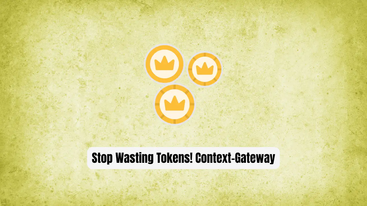 Stop Wasting Tokens! Context-Gateway Compresses AI Agent History Instantly