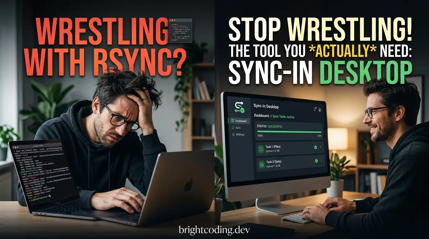 Stop Wrestling with rsync! Sync-in Desktop Is the File Sync Tool You Actually Need