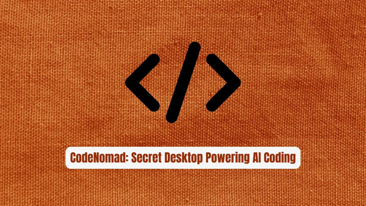CodeNomad: The Secret Desktop Powering Elite AI Coding Sessions